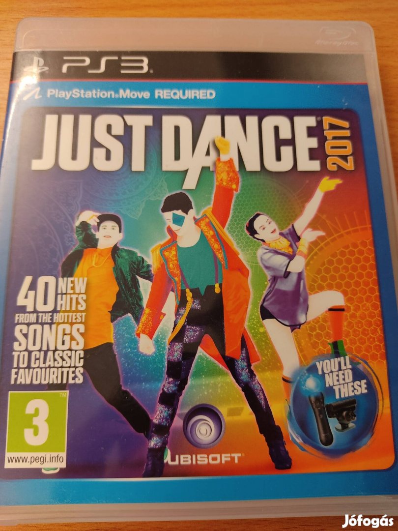 PS3 Just Dance 2017 Ritka!