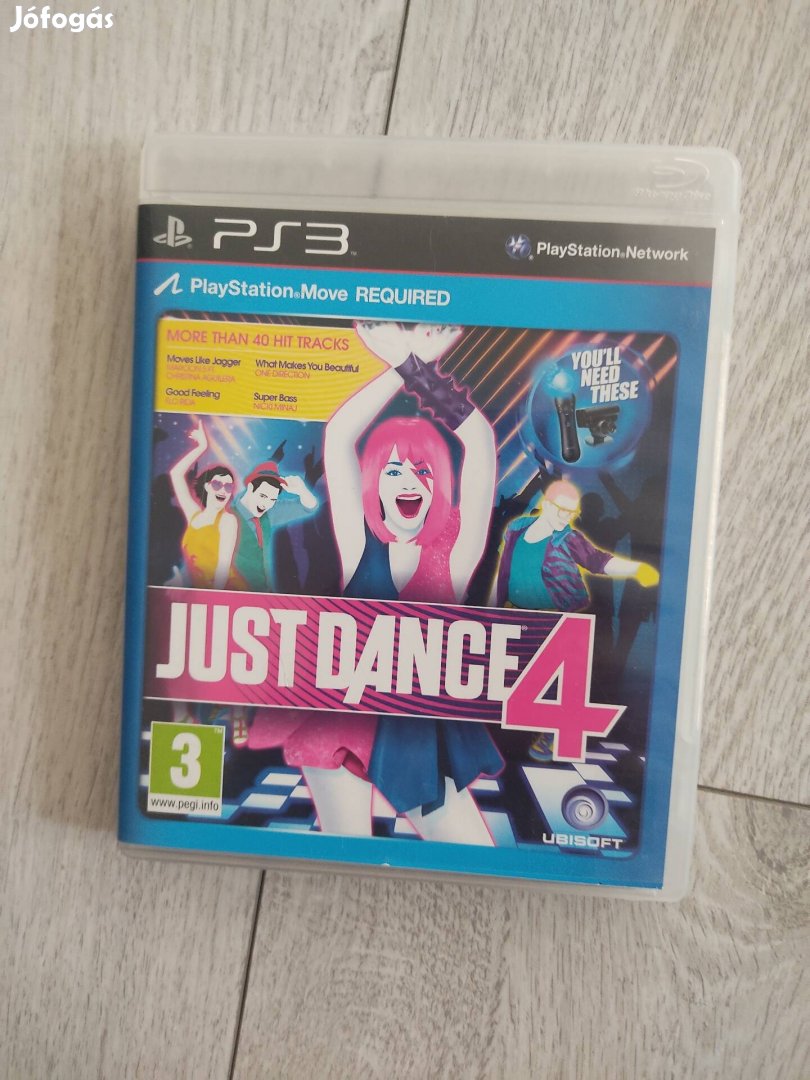 PS3 Just Dance 4 Csak 4000!