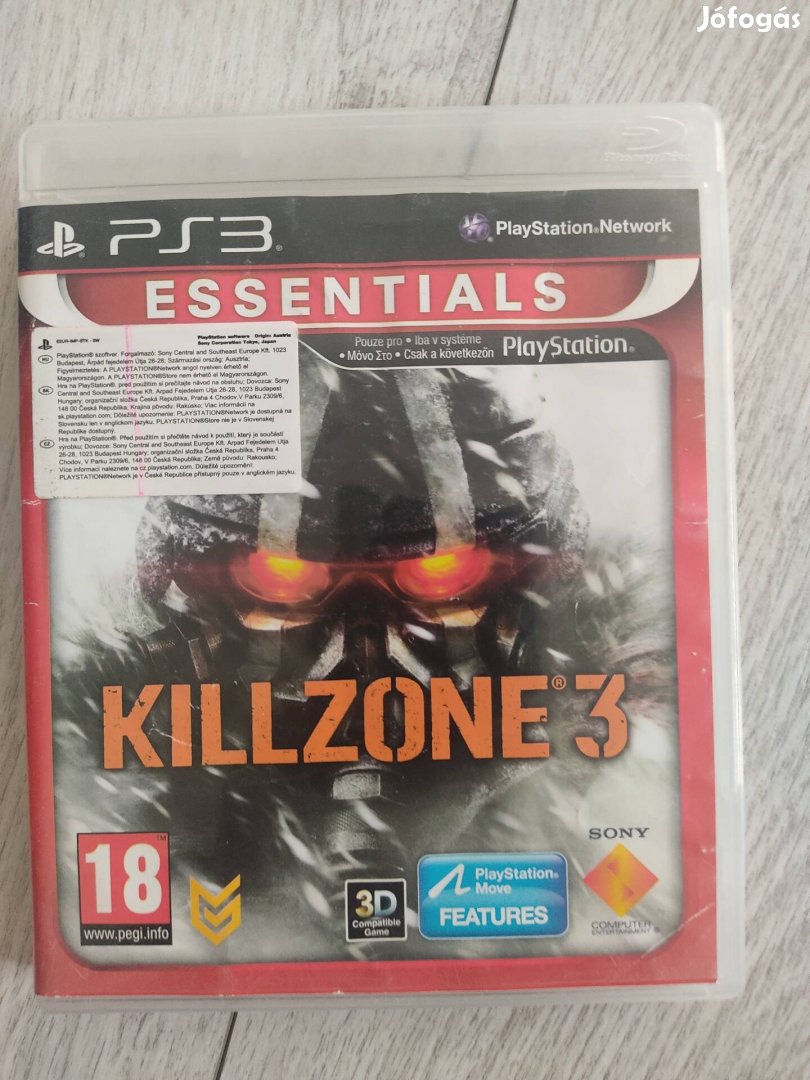 PS3 Killzone 3 Csak 2500!