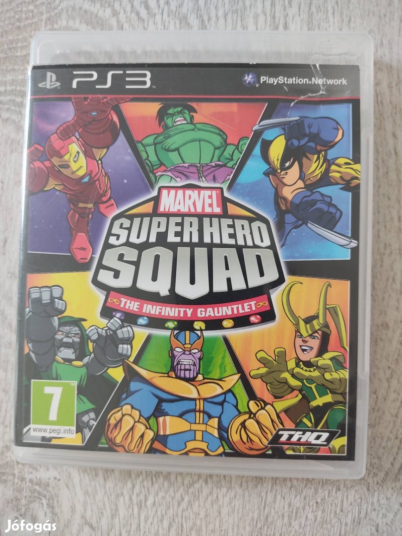 PS3 Marvel Super Hero Squad Infinity Gauntlet Ritka!