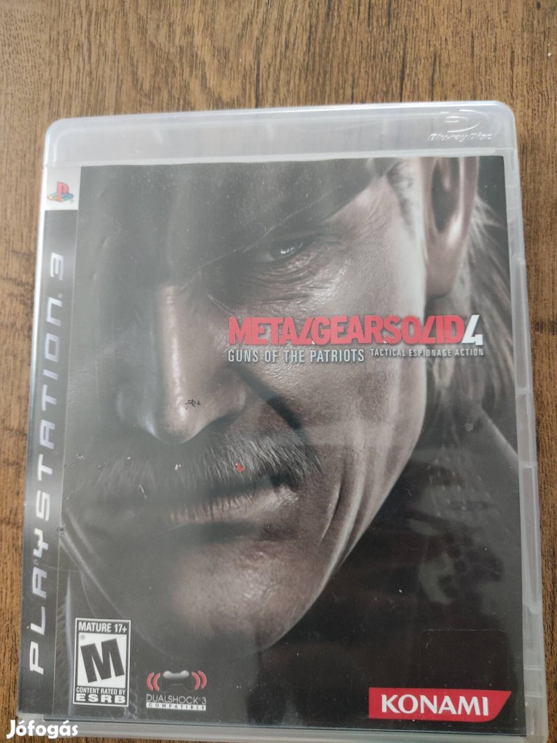 PS3 Metal Gear Solid 4 USA Ritka!