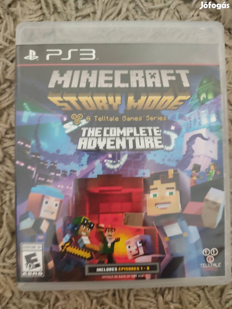 PS3 Minecraft Story Mode Complete Adventure Ritka!