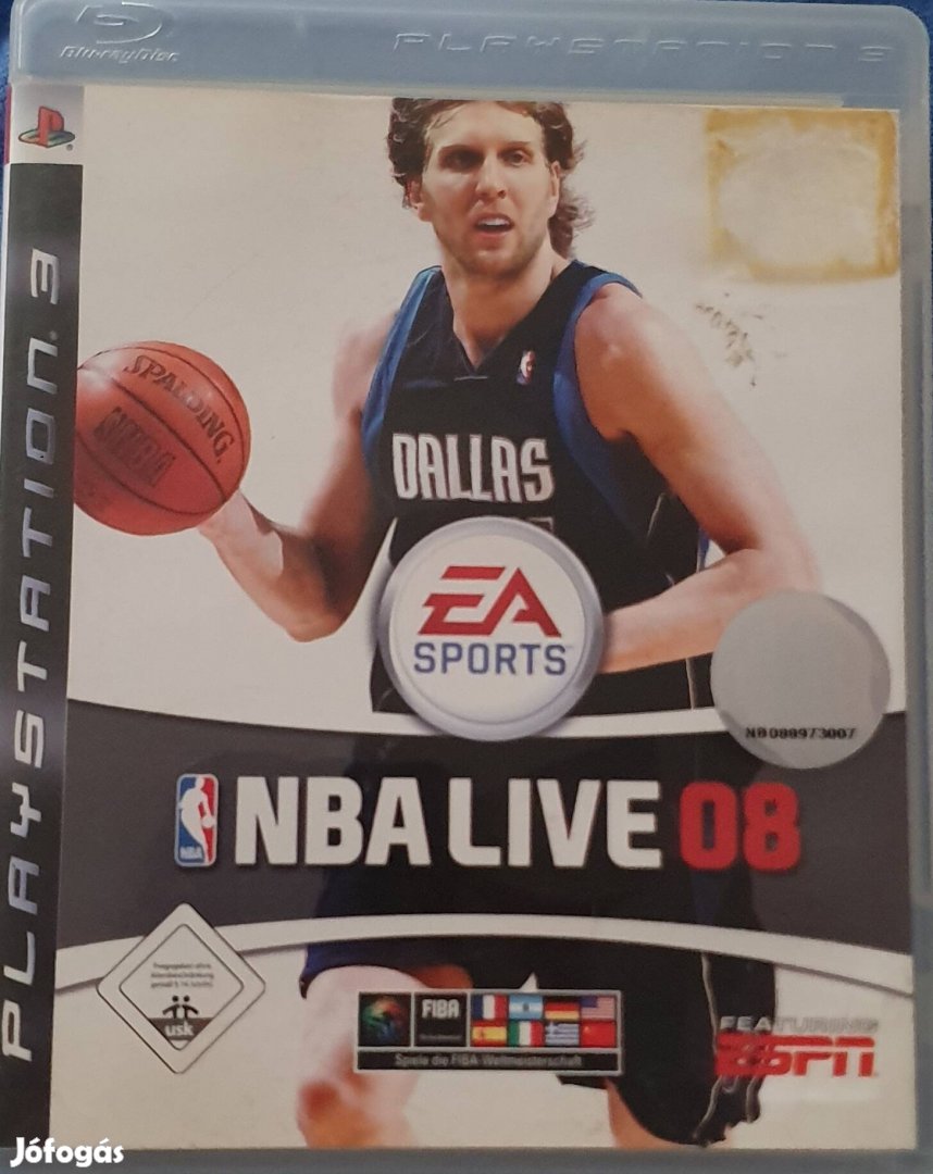 PS3 NBA live 08 játék