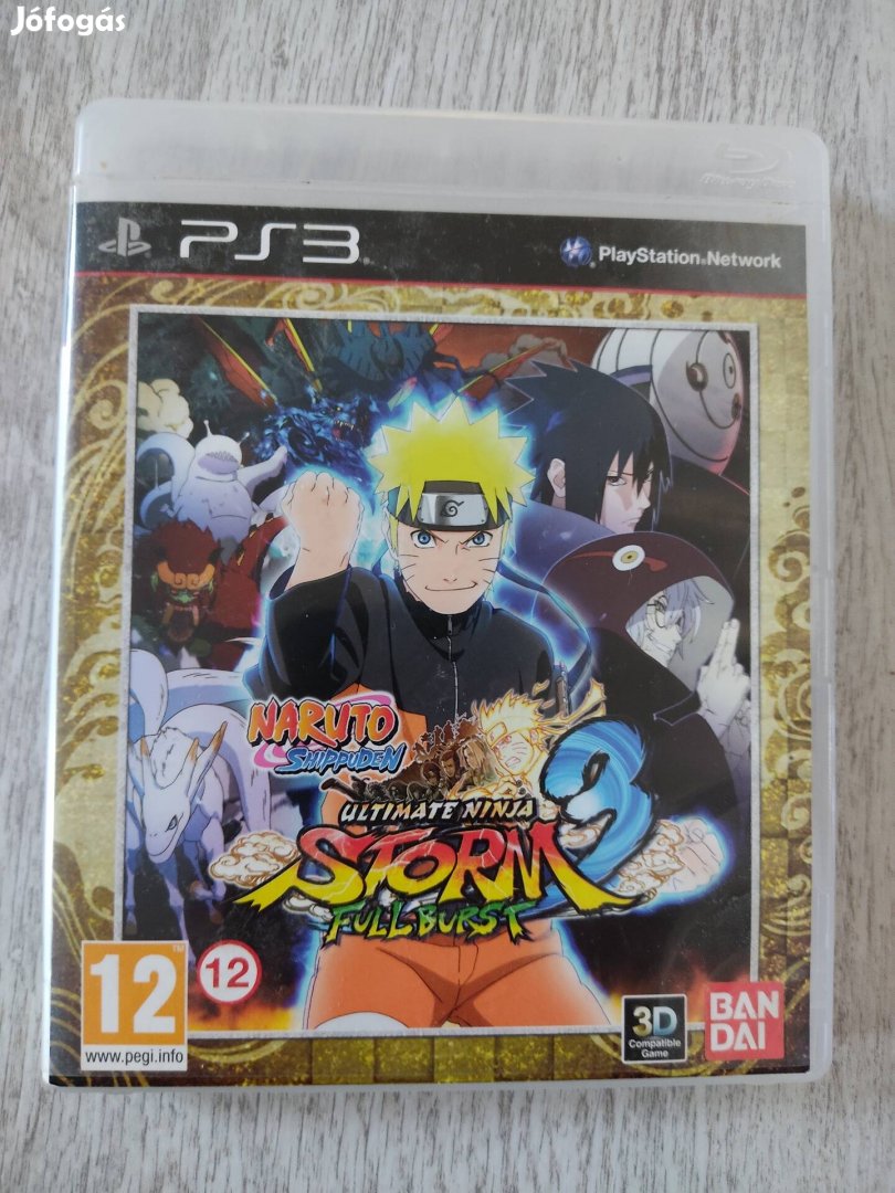 PS3 Naruto Ninja Storm 3 Csak 4000!