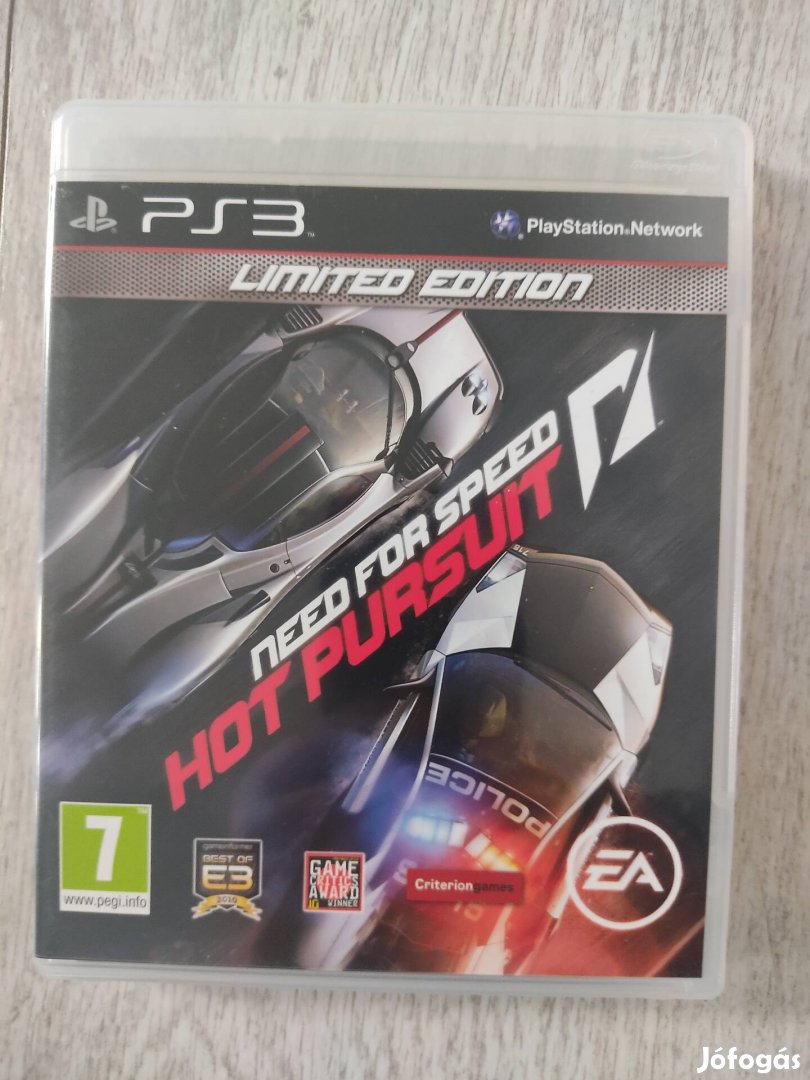 PS3 Need For Speed Hot Pursuit Csak 2500!