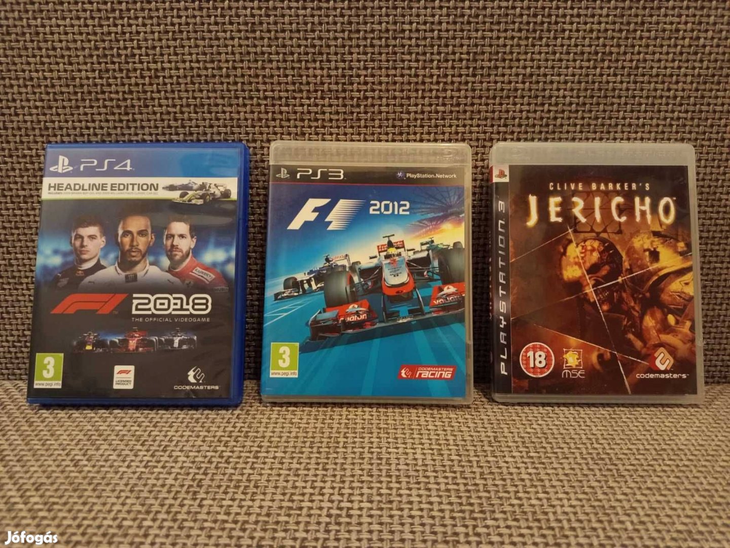 PS3 PS4 jatekok F1, Jericho