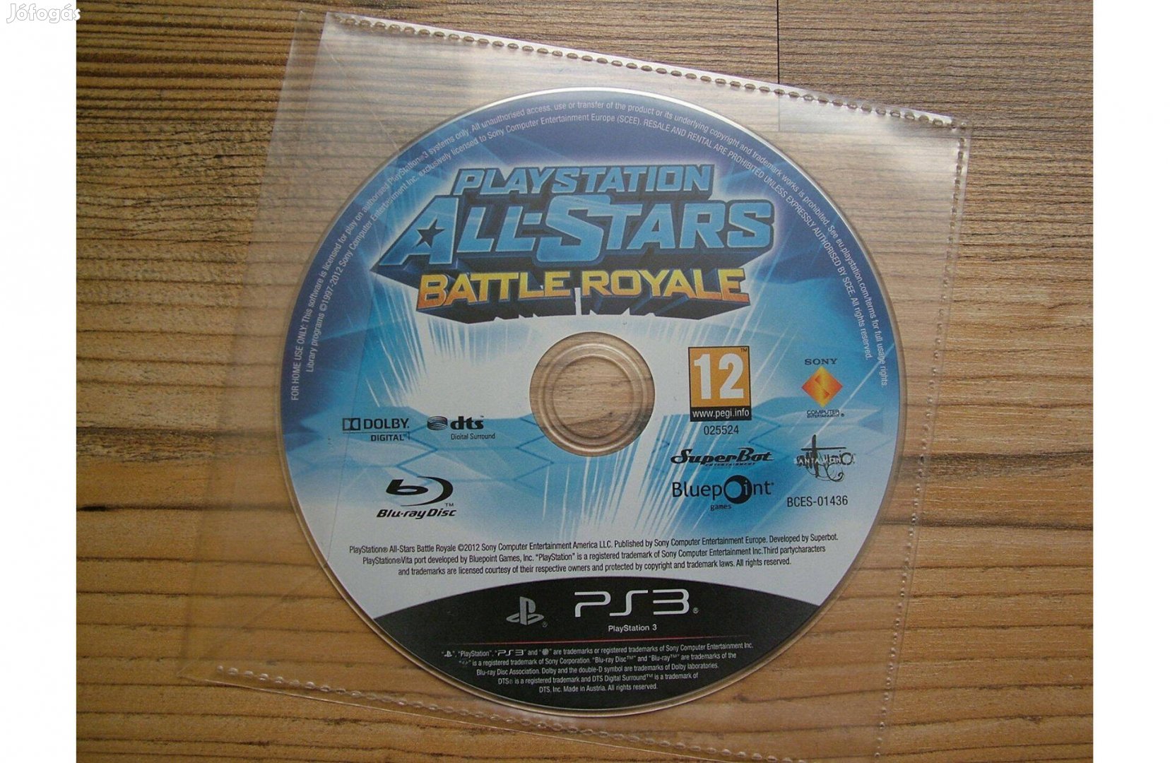 PS3 Playstation 3 All-Stars Battle Royale játék