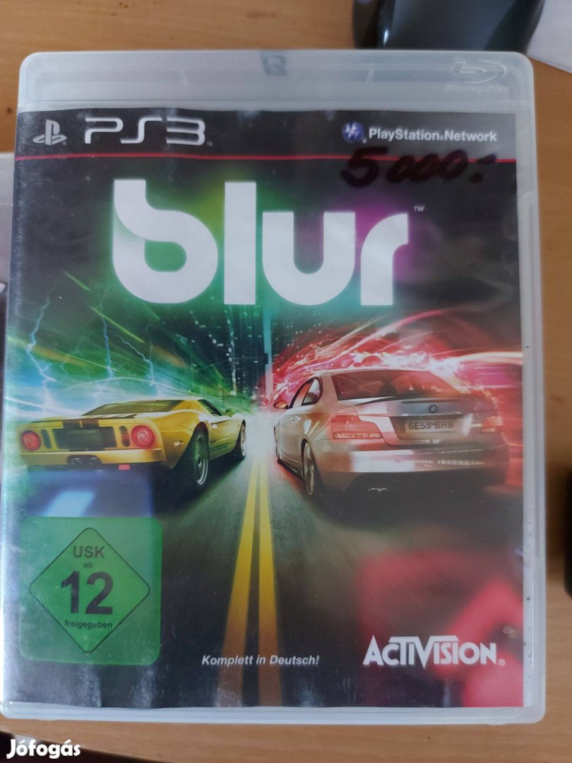 PS3 Playstation 3 Blur Játék Rendkívül ritka darab!