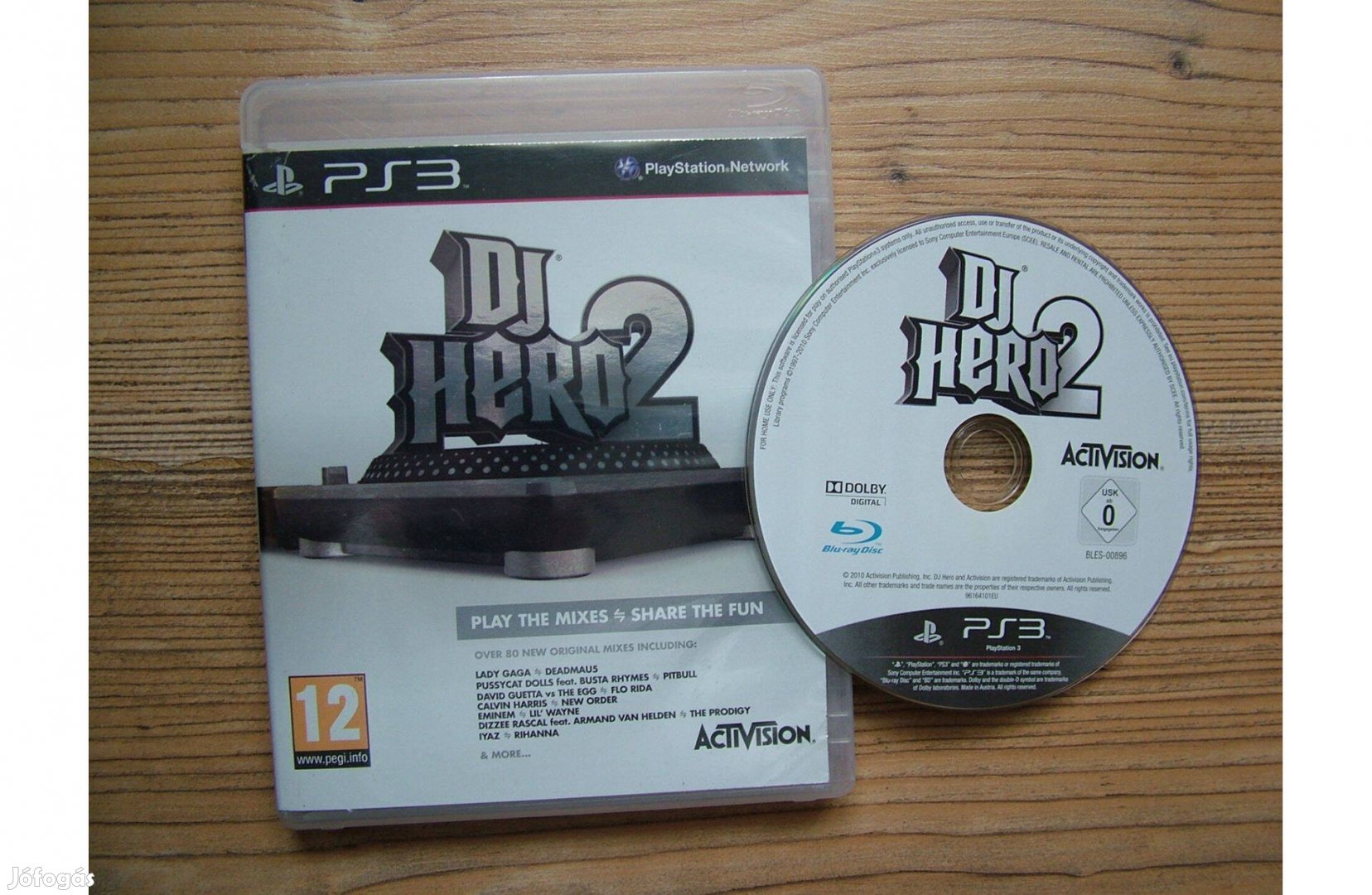 PS3 Playstation 3 DJ Hero 2 játék