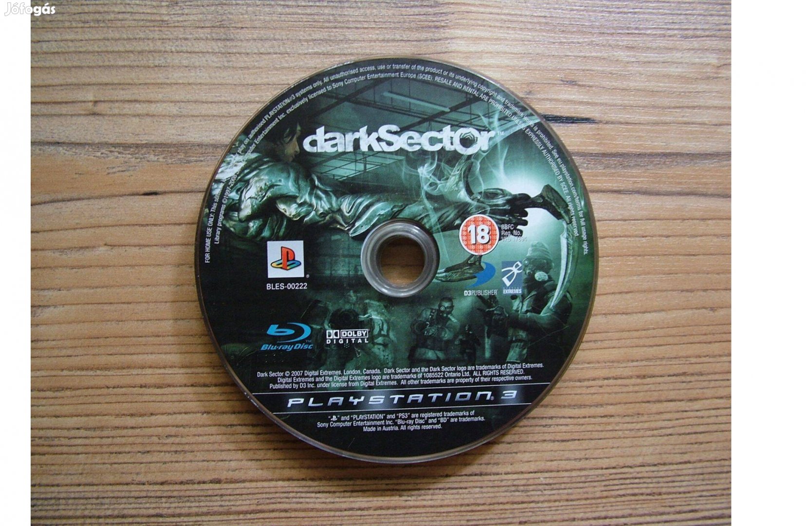 PS3 Playstation 3 Dark Sector játék