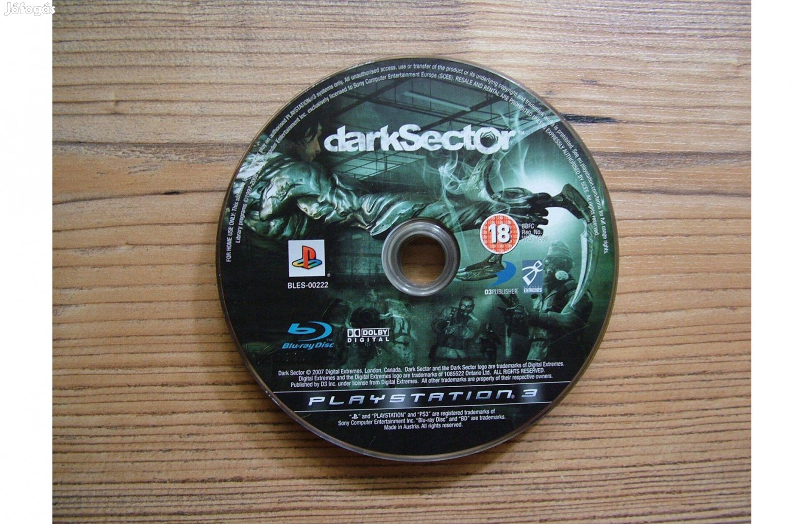 PS3 Playstation 3 Dark Sector játék