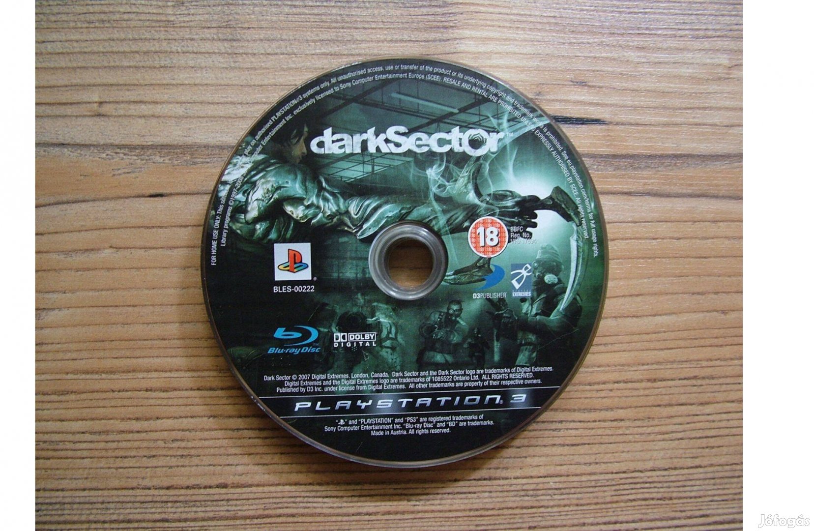 PS3 Playstation 3 Dark Sector játék