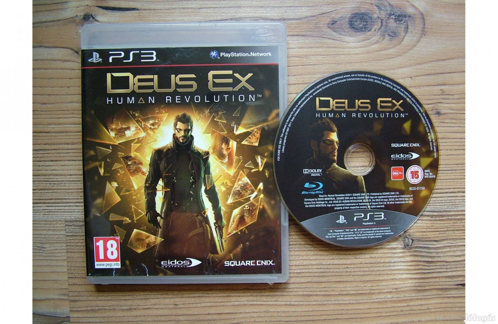 PS3 Playstation 3 Deus Ex Human Revolution játék