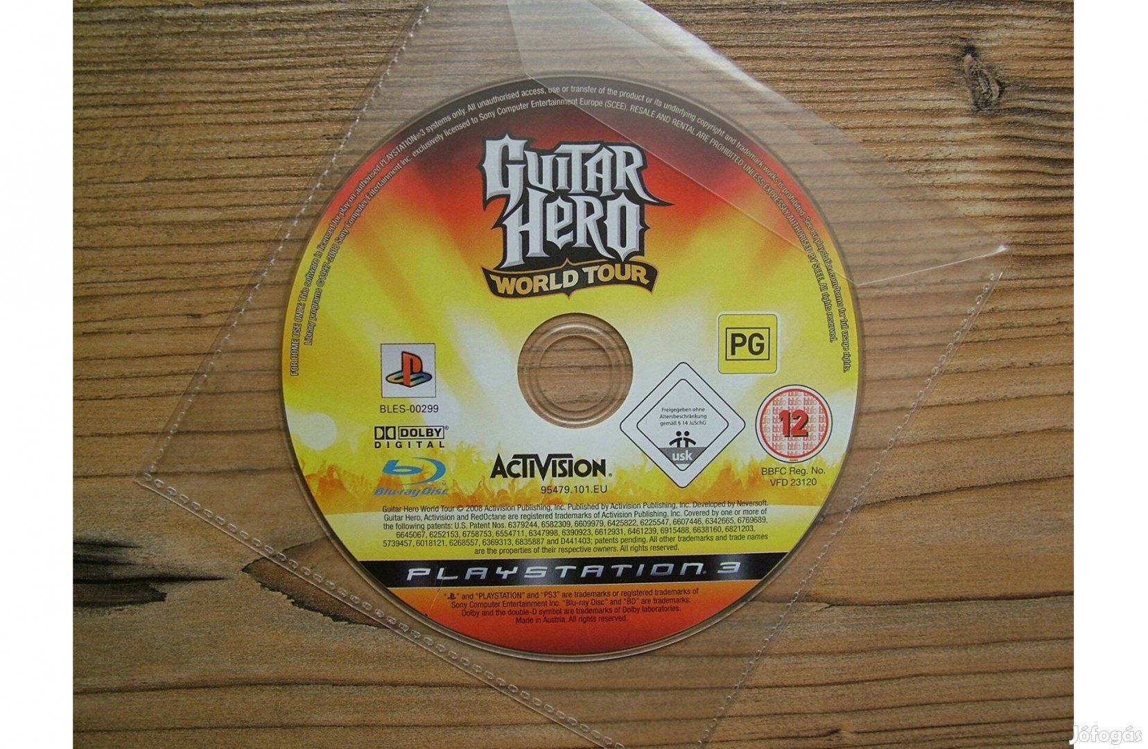 PS3 Playstation 3 Guitar Hero World Tour játék