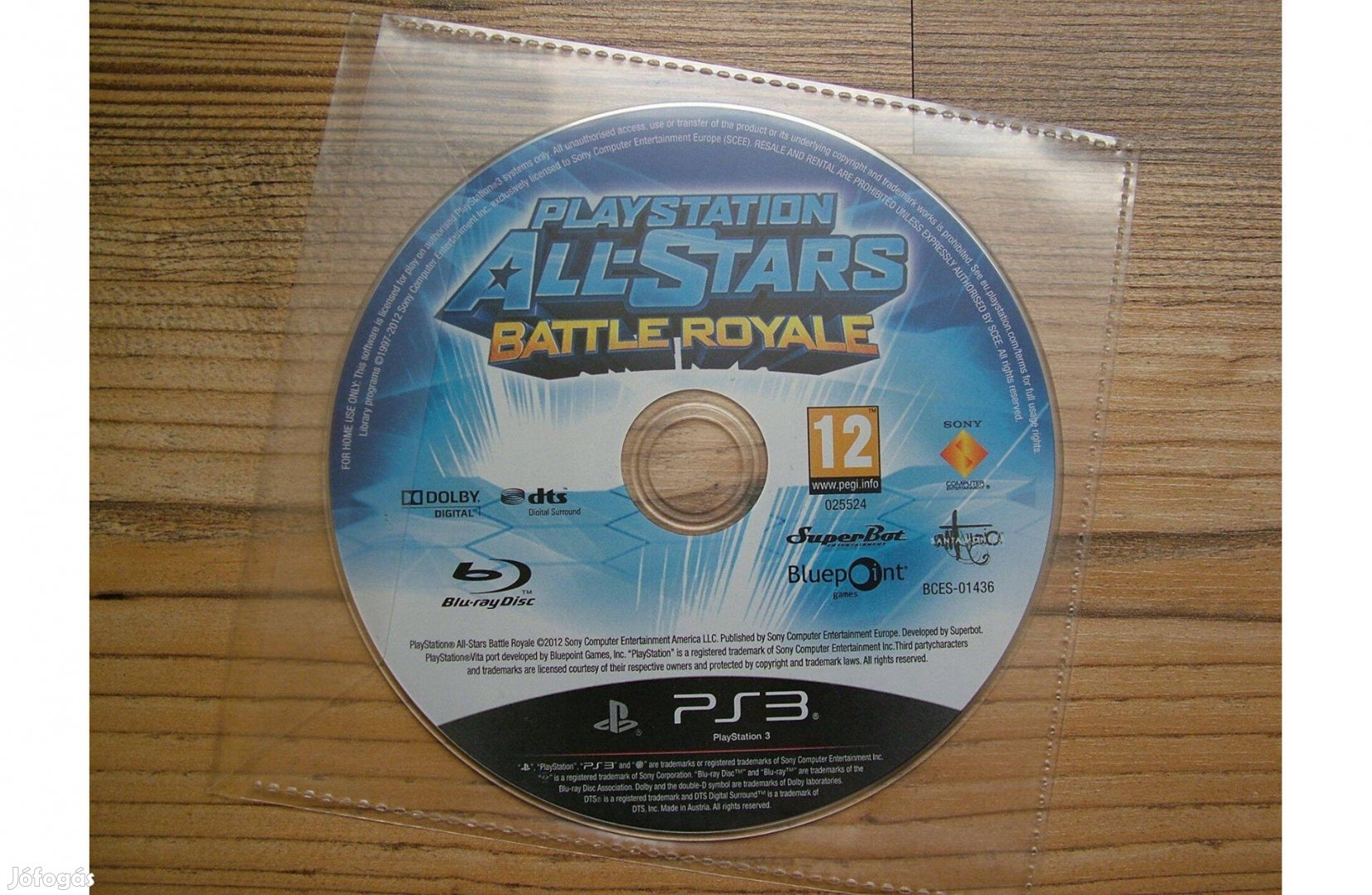 PS3 Playstation 3 Playstation All Stars Battle Royal játék