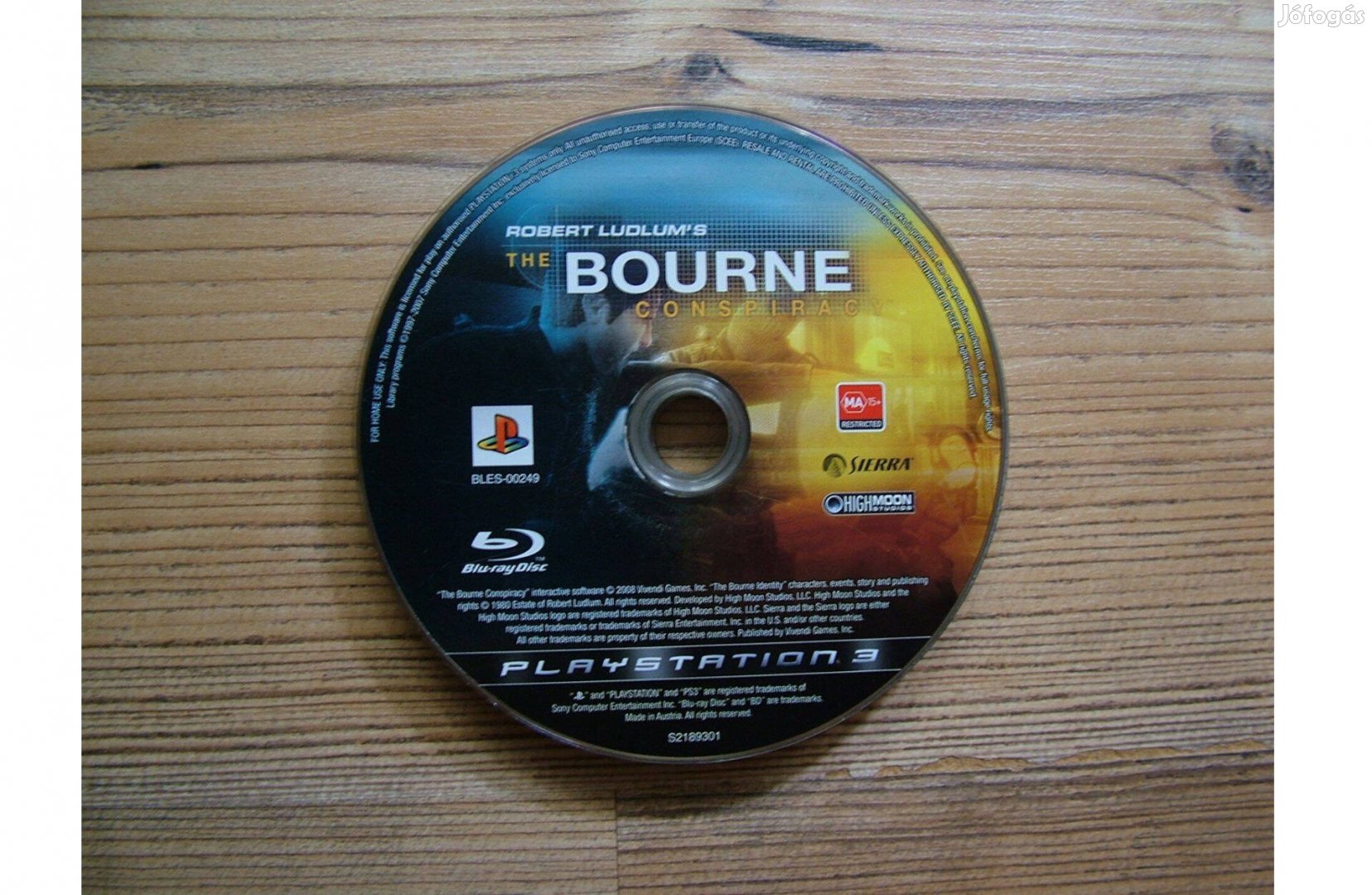 PS3 Playstation 3 The Bourne Conspiracy játék