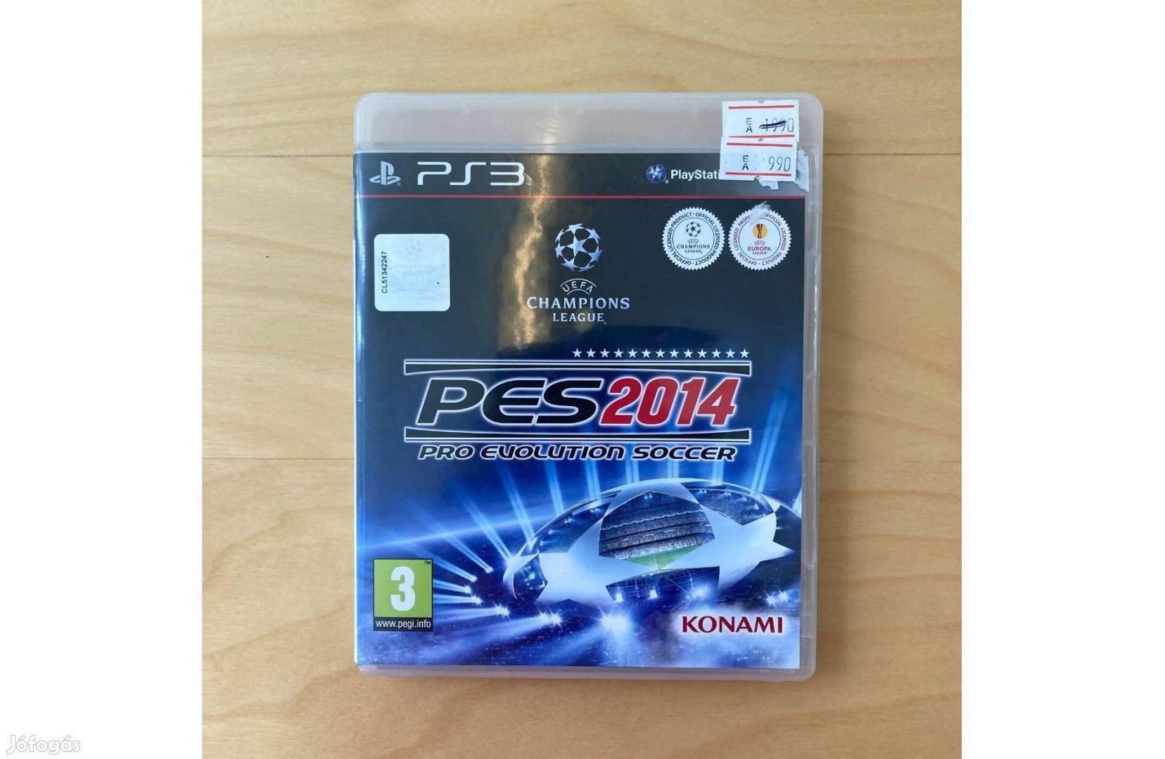 PS3 Pro Evolution Soccer 2014 játék