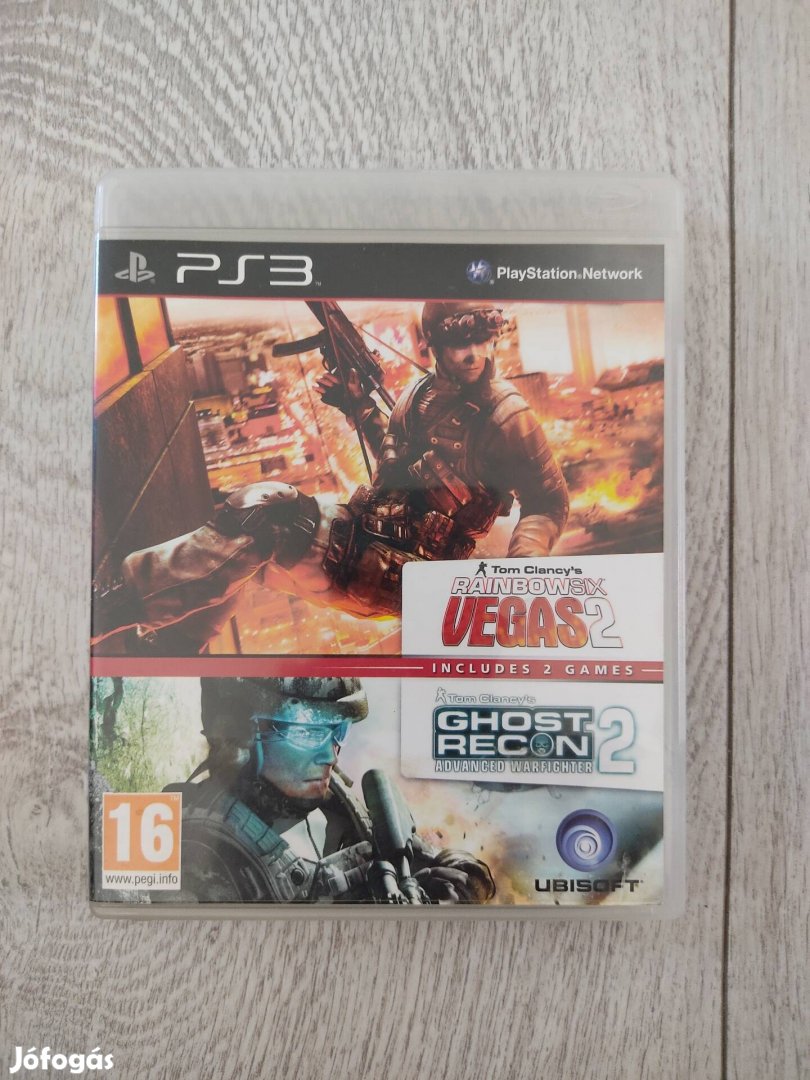 PS3 Rainbow Six Vegas 2 & Ghost Recon 2 Ritka!