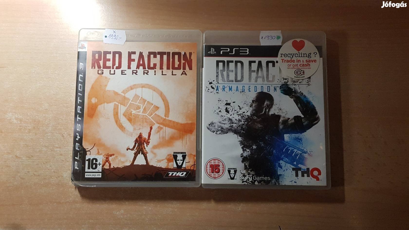 PS3 Red Faction Guerrilla, Red Faction Armageddon játékok !