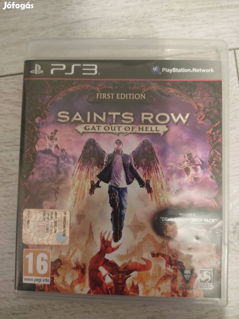 PS3 Saints Row 4 Gat out of Hell Csak 3000!