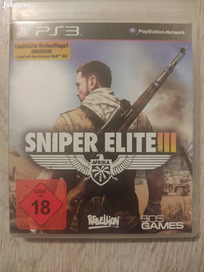 PS3 Sniper Elite 3 Ritka!