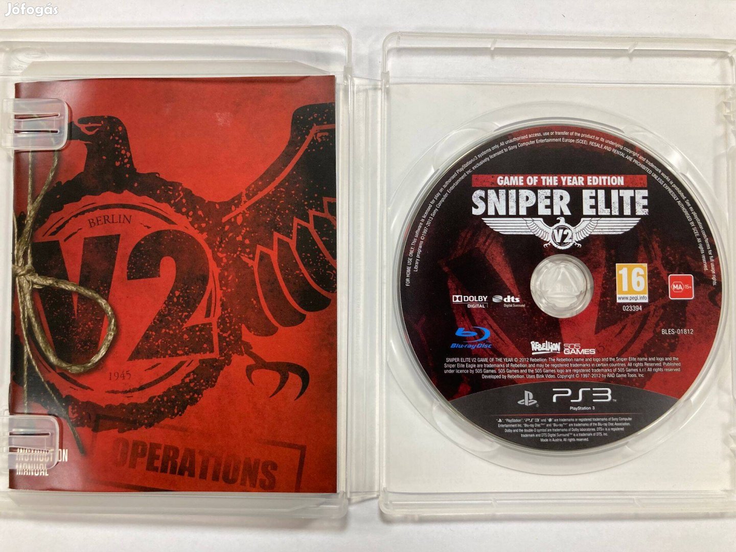 PS3 Sniper Elite játék