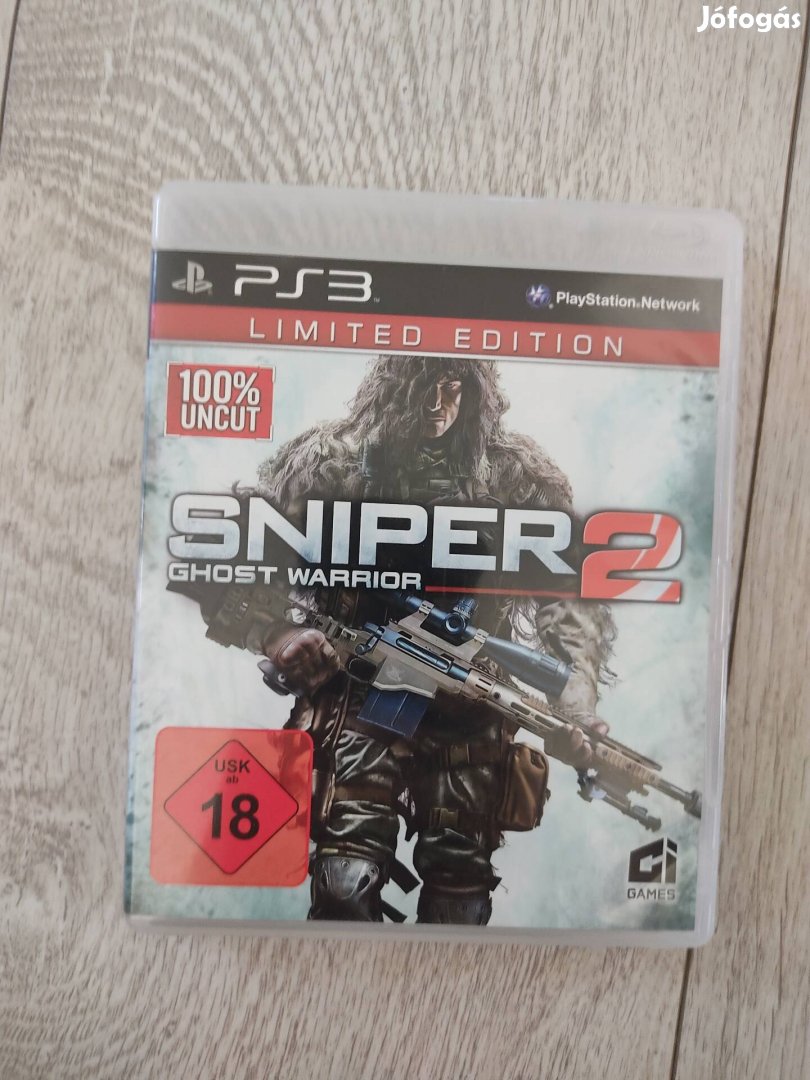 PS3 Sniper Ghost Warrior 2 Csak 3500!