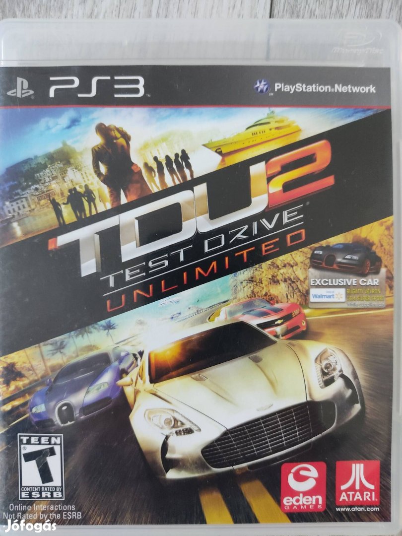 PS3 Test Drive Unlimited 2 USA Ritka!