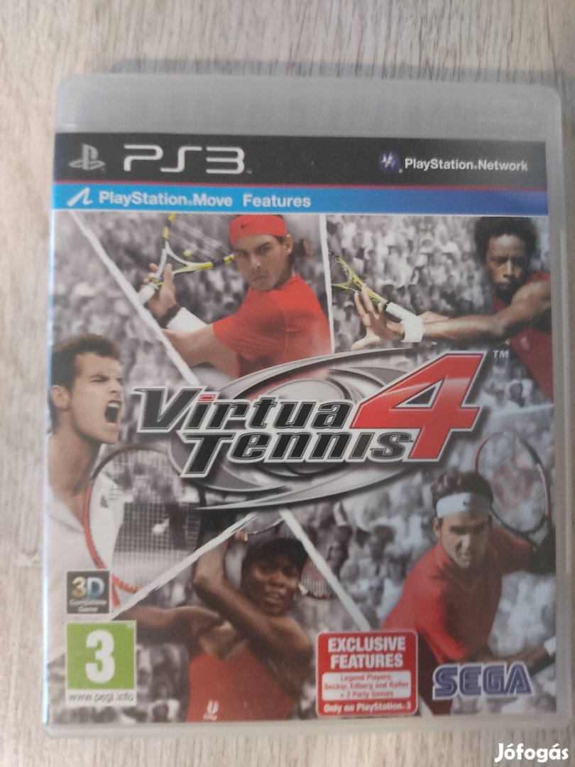 PS3 Virtua Tennis 4 Csak 2000!