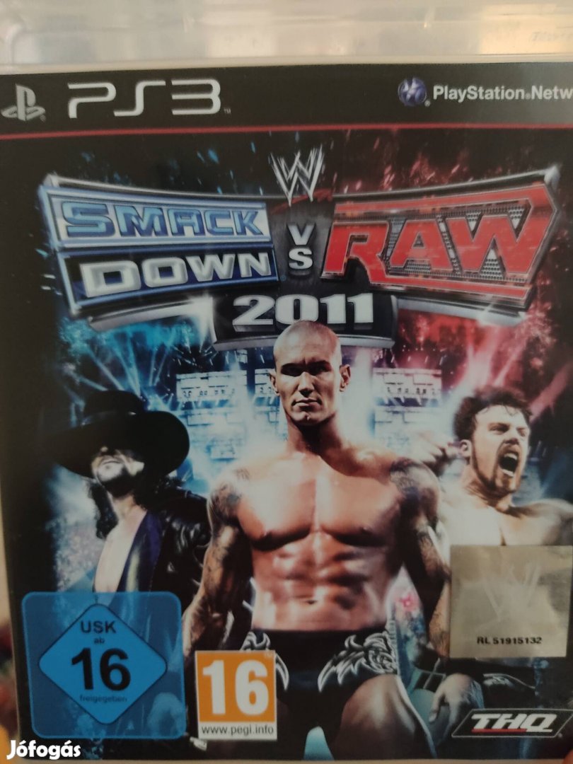 PS3 WWE Smackdown vs Raw 2011 Csak 1500!