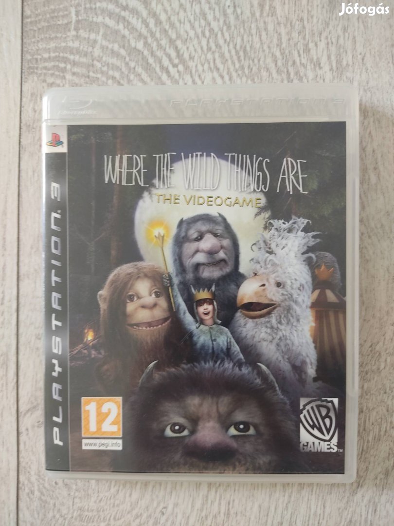 PS3 Where the Wild Things Are Csak 4000!