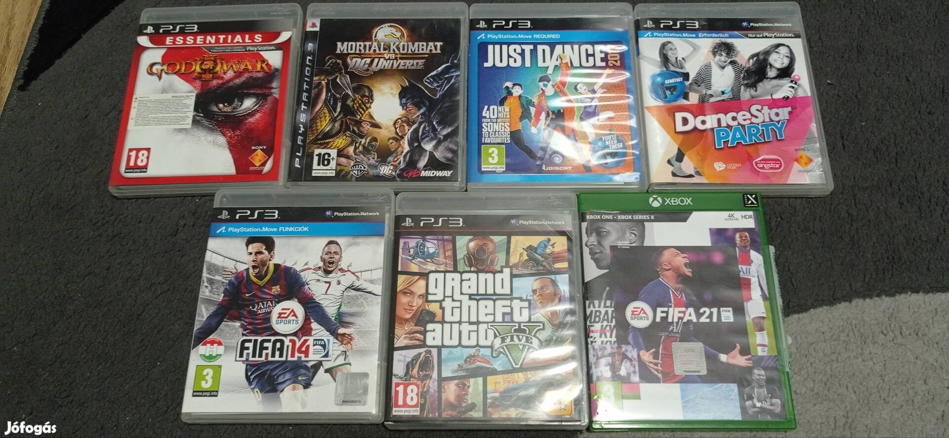 PS3 játékok (+FIFA 21 XB1)