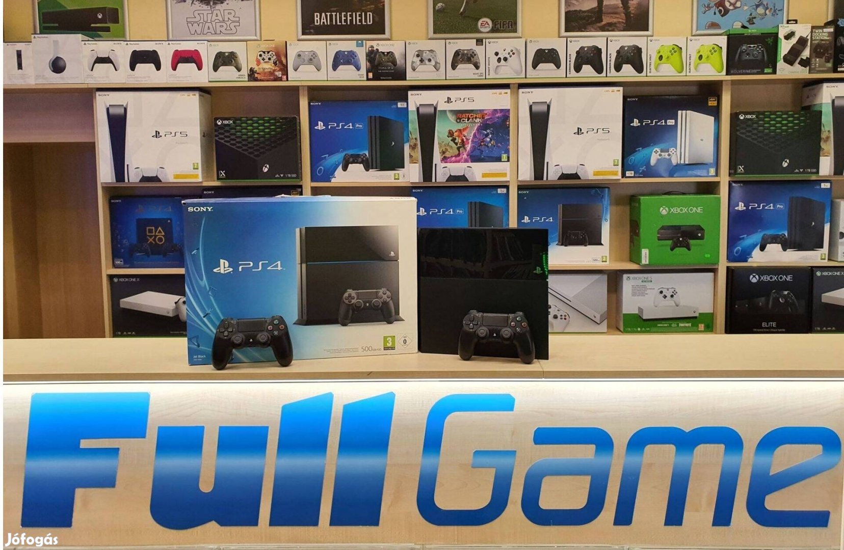 PS4 500GB Bevizsgált Garanciával videojáték üzletből akciós áron