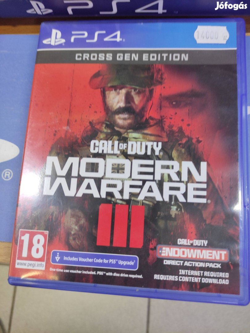 PS4 COD MW III Karcmentes állapotban