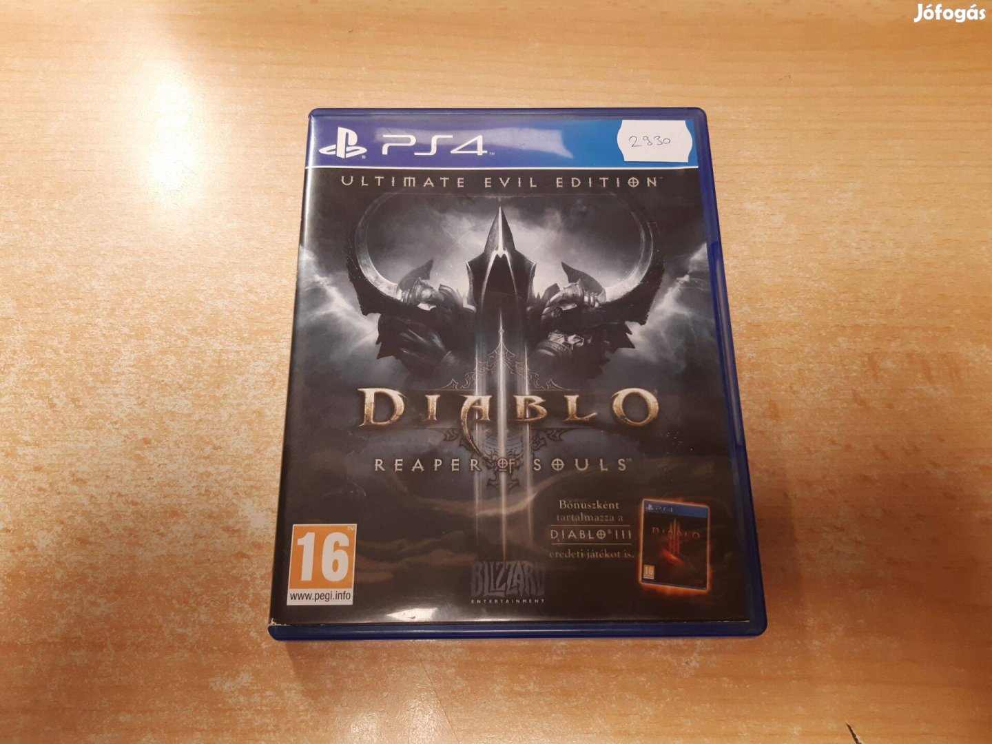 PS4 Diablo 3 Reaper of Souls Újszerű Playstation 4 Játék !