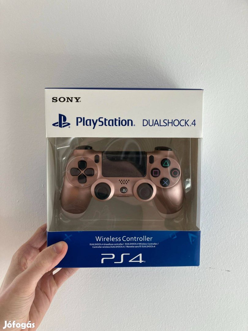 PS4 Dualshock 4 V2 Silver-Rose gold Kontroller (Bontatlan)