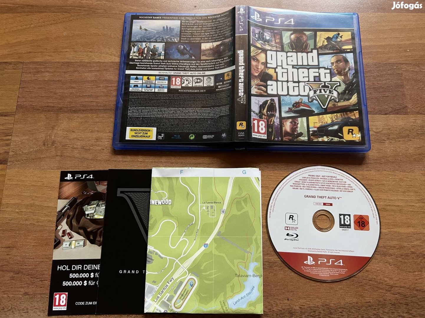 PS4 GTA 5 Promo lemez