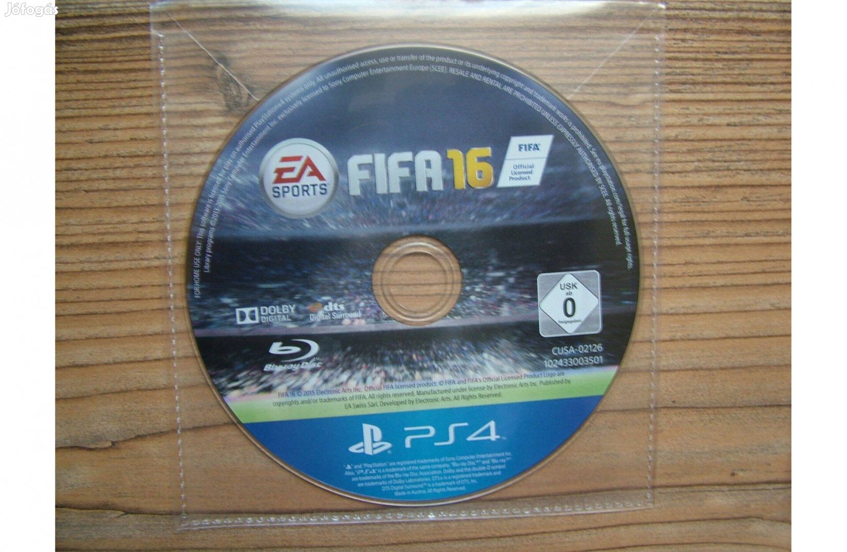 PS4 Playstation 4 Fifa 16 játék