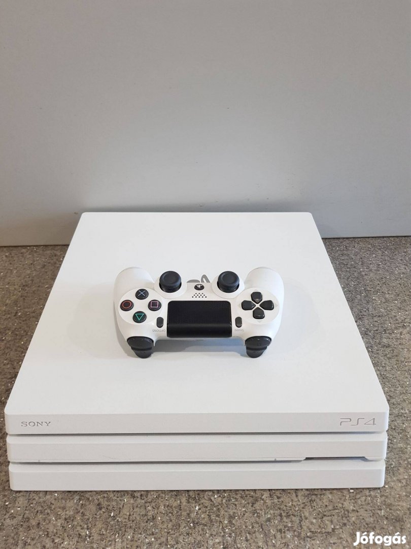 PS4 Playstation 4 Pro 1TB os,fehér,szép állapotú játékkonzol eladó!