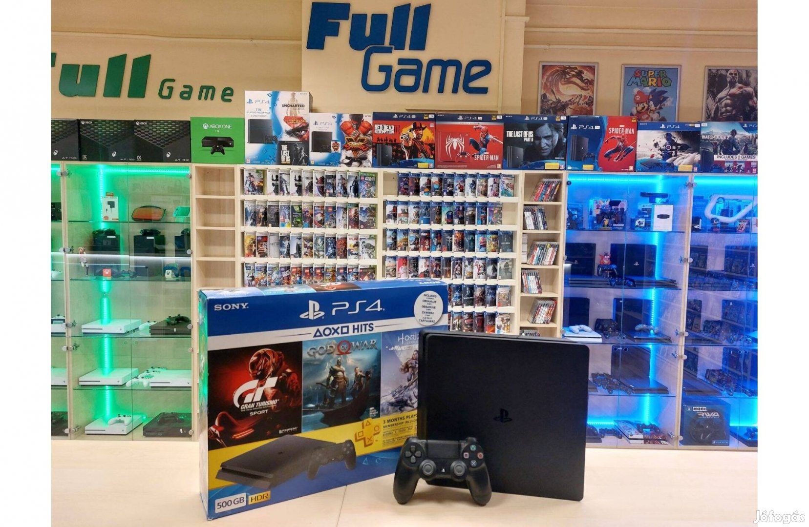 PS4 Playstation 4 Slim 500GB Garanciával konzol boltból akciós áron