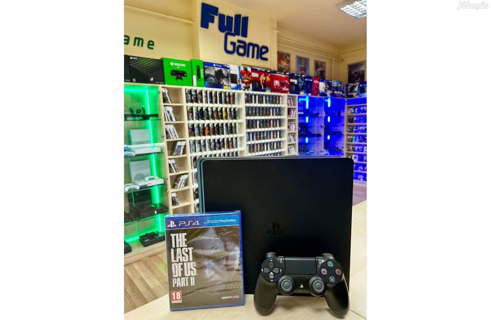 PS4 Playstation 4 Slim 500GB + The Last Of Us Garanciával akciós áron