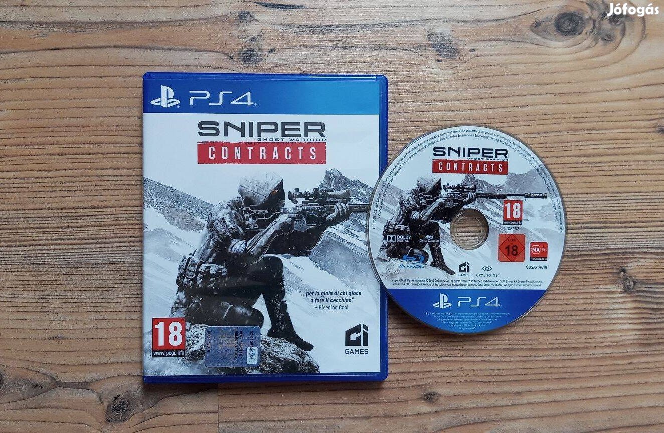 PS4 Playstation 4 Sniper Ghost Warrior Contracts játék