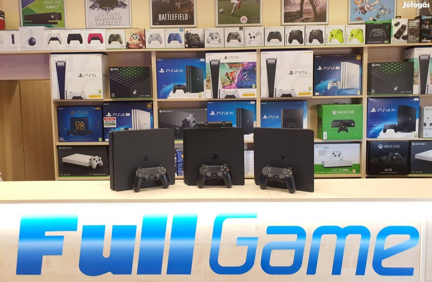 PS4 Slim 500GB Bevizsgált 3 hónap Garanciával Videojáték üzletből