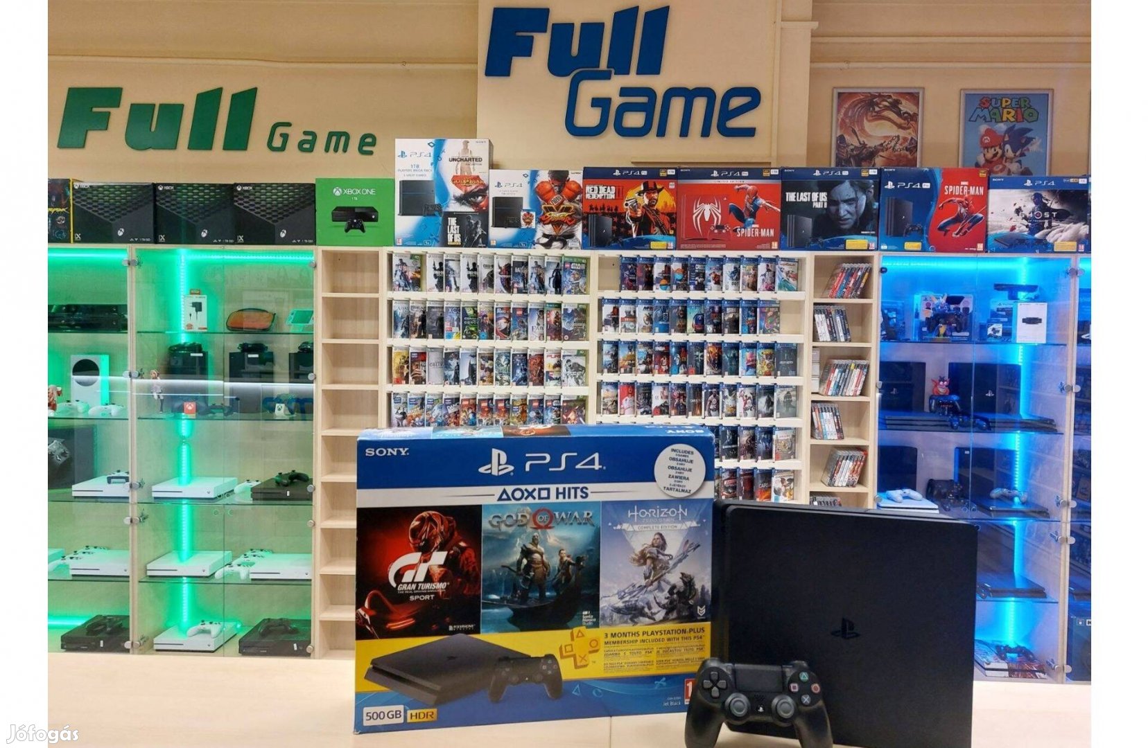 PS4 Slim 500GB Garanciával 20 éve működő videojáték üzletből