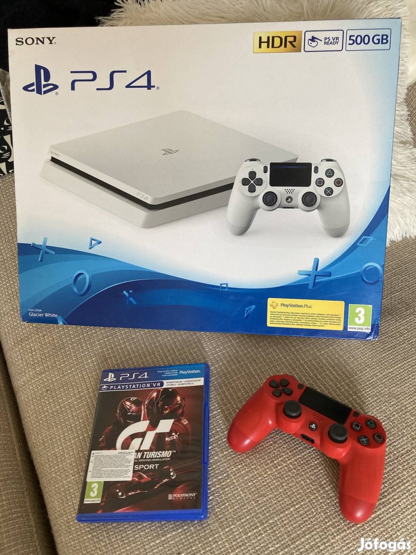 PS4 Slim 500GB Glacier White