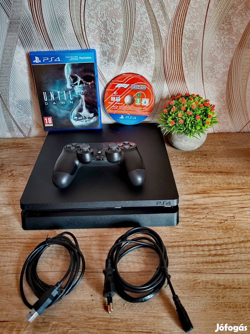 PS4 Slim 500GB játék konzol, hibátlan működéssel, újszerű állapotban!