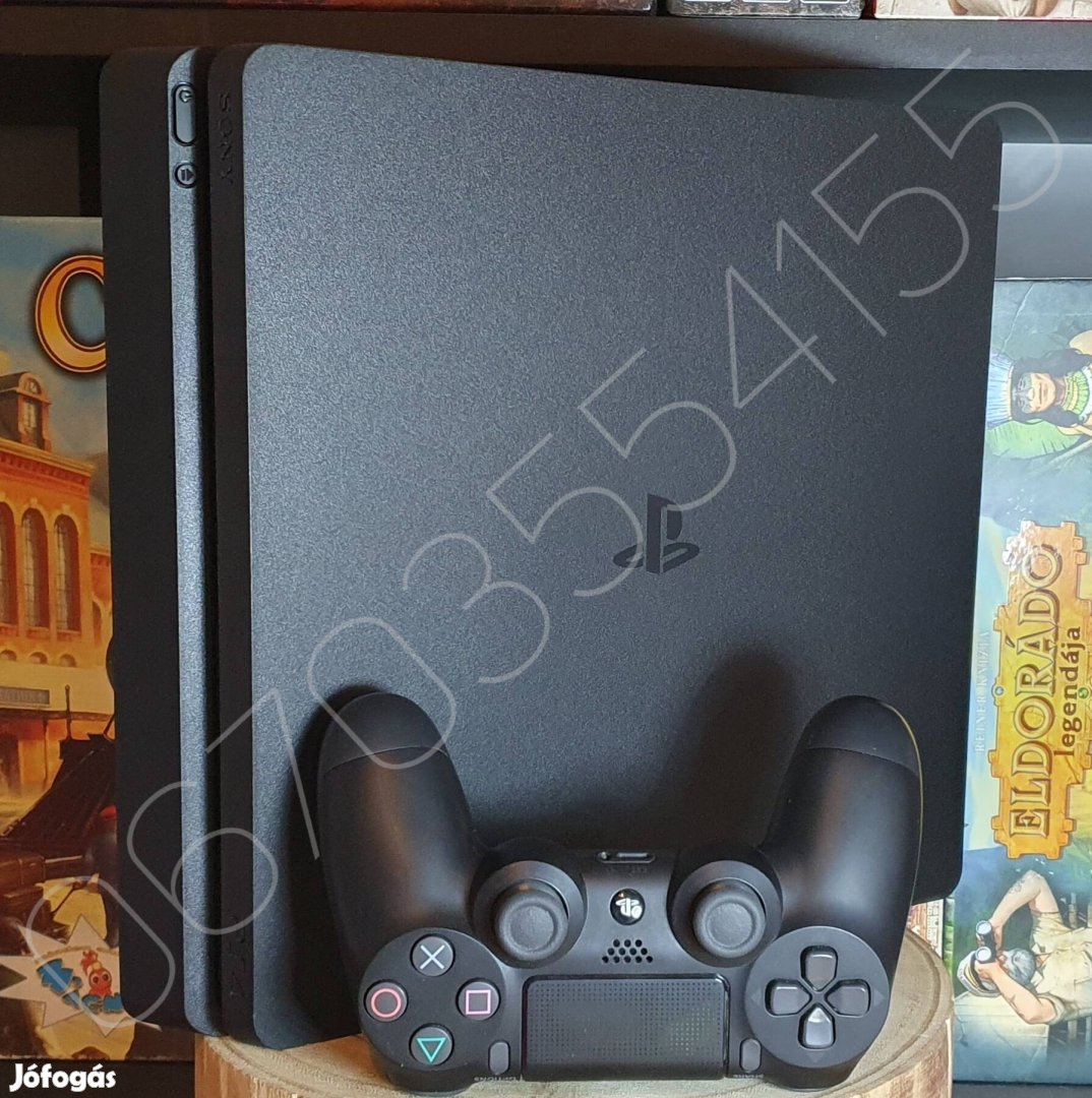 PS4 Slim 500 Gb, 2 hó garancia, frissen pasztázva