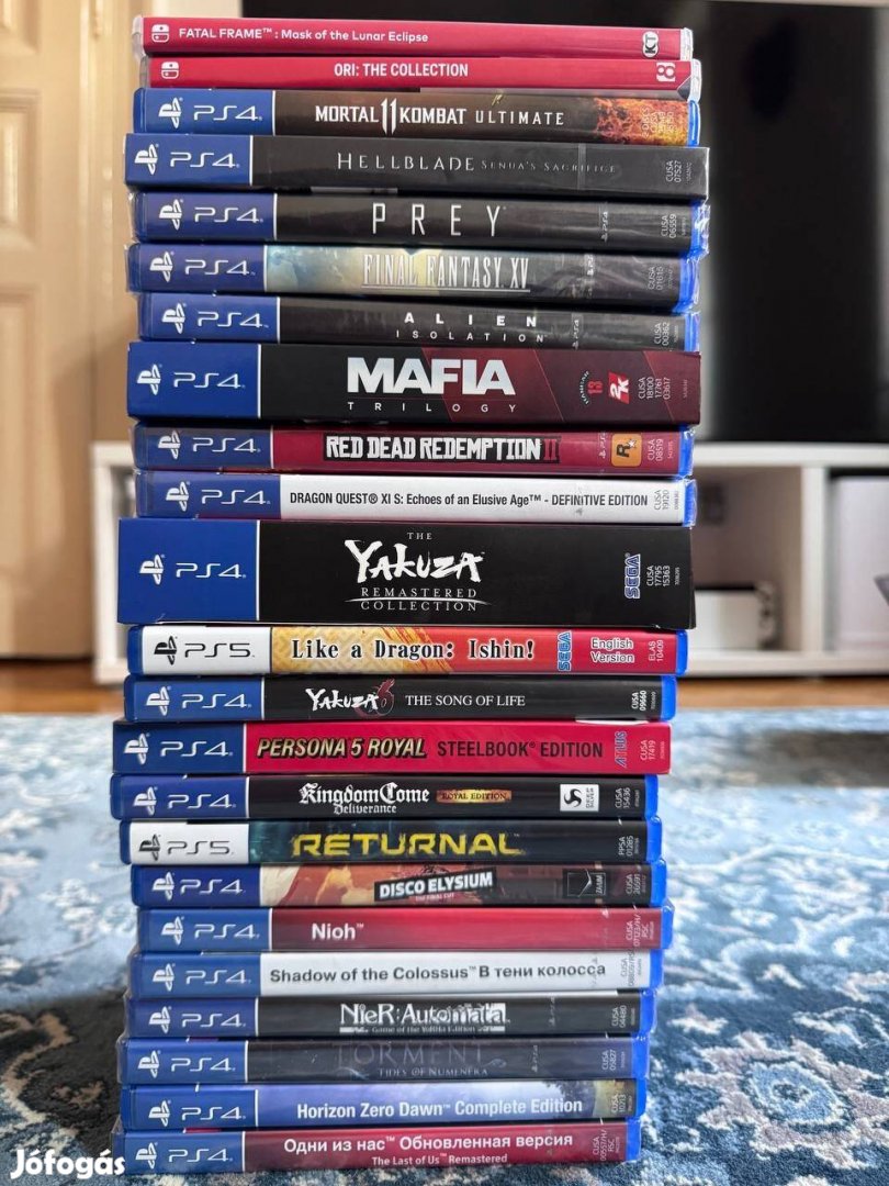 PS4 / PS5 játékkollekció eladó Selling PS4/PS5 Games Collection