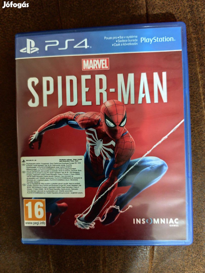 PS4 játék Spider Man