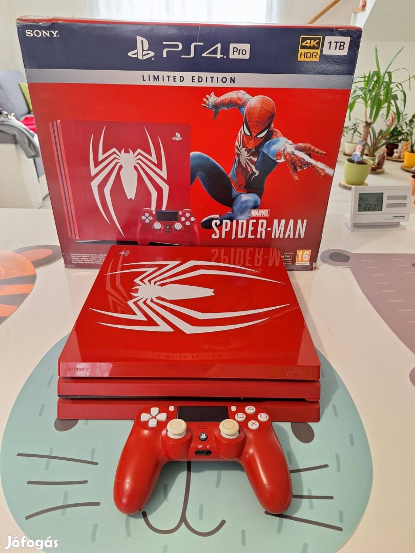 PS4 pro 1TB spider man limitált kiadás